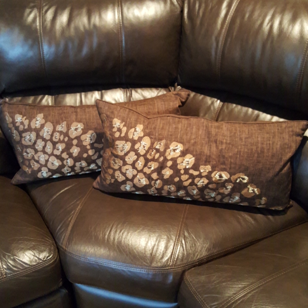 Tahari Home Oblong 26"×13" Decorative Pillow set